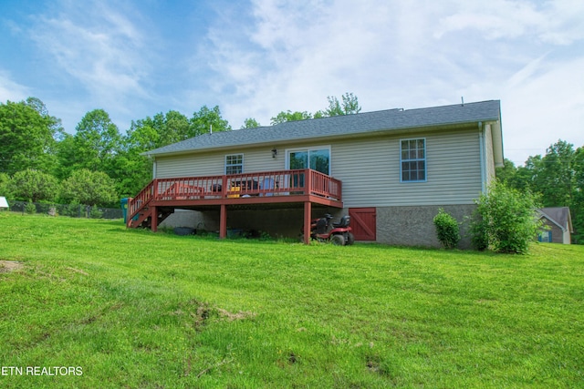 634 Robs Rd, Grimsley, TN 38565 - back of house with a deck