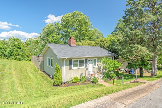 101 Temple Rd, Oak Ridge, TN 37830 - bungalow with a chimney and a shingled roof