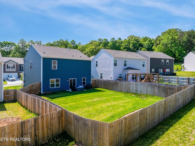 1024 Curly Top Ln, Knoxville, TN 37932 - rear view of property with a residential view and central AC