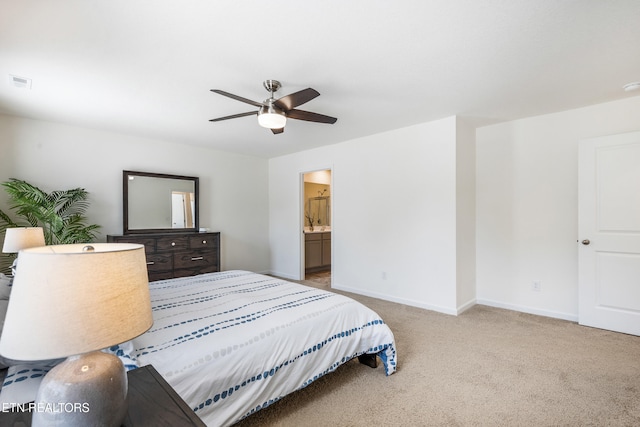 1024 Curly Top Ln, Knoxville, TN 37932 - bedroom featuring carpet floors, baseboards, and a ceiling fan
