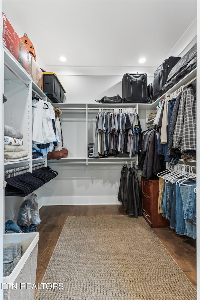 209 Fence Post Ln, Knoxville, TN 37934 - spacious closet featuring wood finished floors