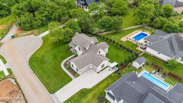 209 Fence Post Ln, Knoxville, TN 37934 - aerial view of a pool