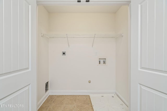 4834 Fountain View Way, Knoxville, TN 37918 - laundry room with washer hookup, hookup for an electric dryer, and baseboards