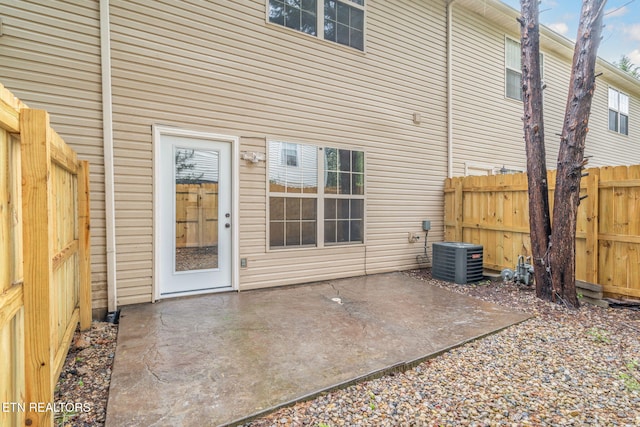 4834 Fountain View Way, Knoxville, TN 37918 - rear view of property with a patio area, cooling unit, and a fenced backyard