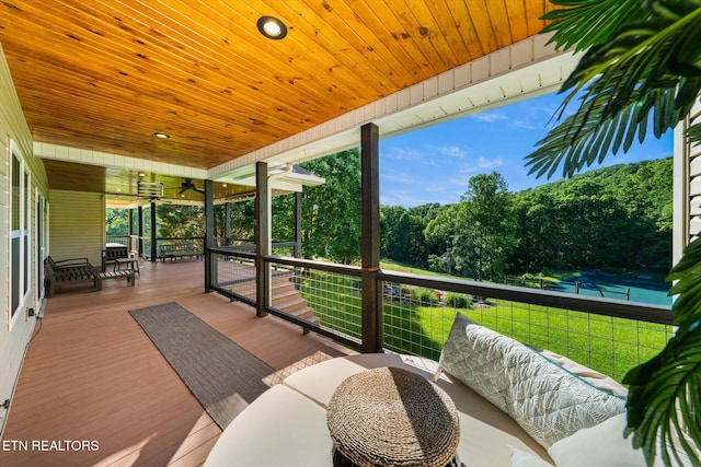 1090 Snow Hill Rd, Oakdale, TN 37829 - view of sunroom