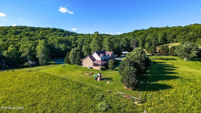 1090 Snow Hill Rd, Oakdale, TN 37829 - view of subject property with a heavily wooded area