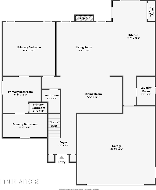9337 Sandy Springs Ln, Knoxville, TN 37922 - floor plan / room layout
