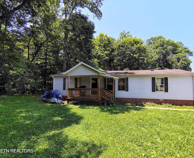 3497 Whittaker Rd, Cookeville, TN 38506 - single story home with covered porch and a front lawn