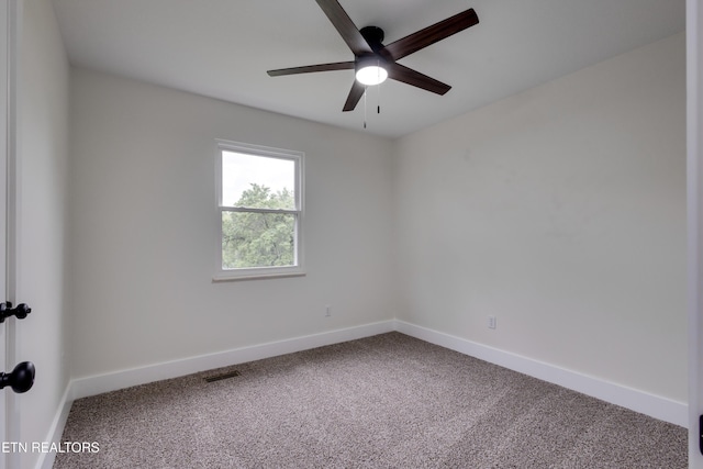 7513 Inverrary Cir, Knoxville, TN 37918 - carpeted empty room featuring ceiling fan and baseboards