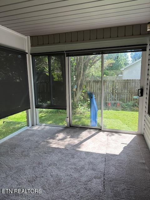 1745 Meadow Ridge Cir, Sevierville, TN 37862 - view of unfurnished sunroom