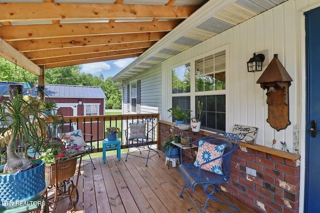 164 Walker Ln, Middlesboro, KY 40965 - view of wooden deck