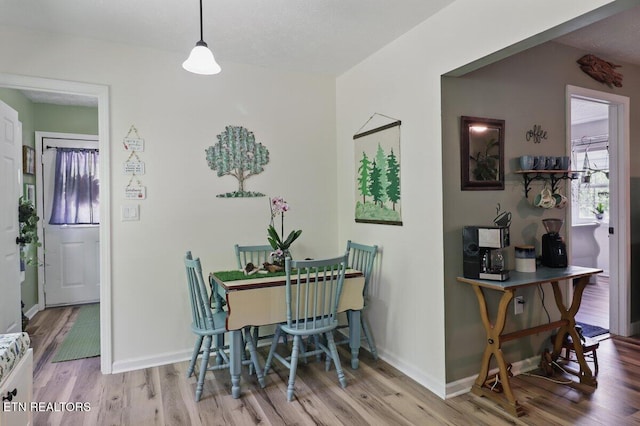 164 Walker Ln, Middlesboro, KY 40965 - dining room with wood finished floors and baseboards