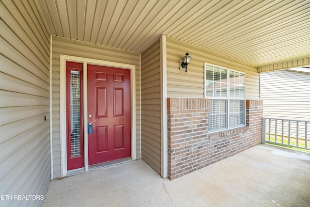 10008 Greylock Way, Knoxville, TN 37931 - entrance to property with a porch and brick siding