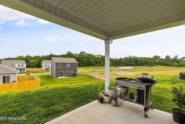 7813 Night Shade Ln, Knoxville, TN 37938 - view of patio featuring view of wooded area