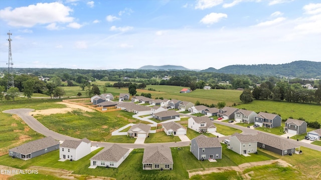 7813 Night Shade Ln, Knoxville, TN 37938 - aerial view of residential area featuring mountains