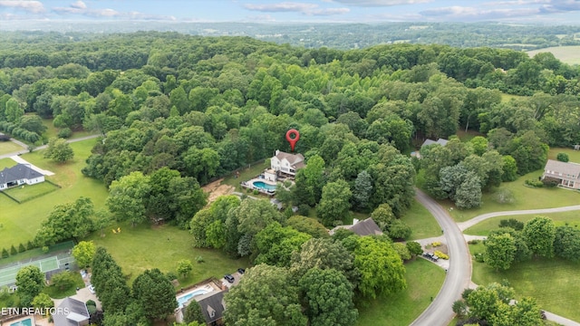 12771 Tanglewood Dr, Knoxville, TN 37922 - bird's eye view of a forest