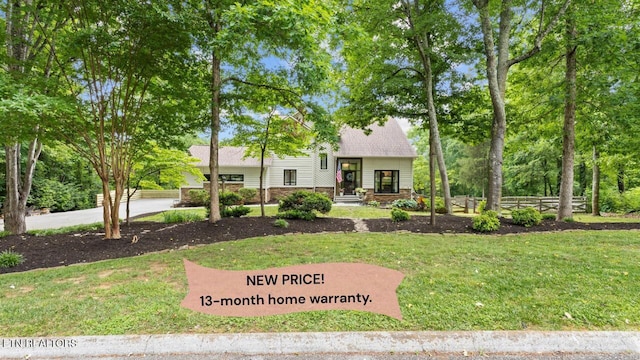 12771 Tanglewood Dr, Knoxville, TN 37922 - view of front facade featuring stone siding