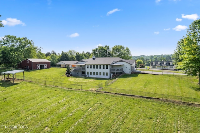 8307 Stoney View Ln, Corryton, TN 37721 - rear view of property with an outbuilding