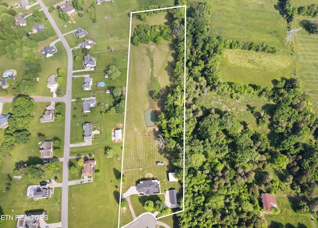 8307 Stoney View Ln, Corryton, TN 37721 - aerial overview of property's location featuring property parcel outlined