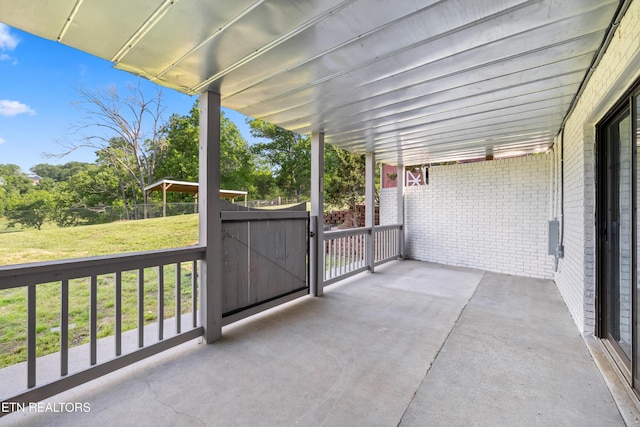 8307 Stoney View Ln, Corryton, TN 37721 - view of patio / terrace featuring a gate