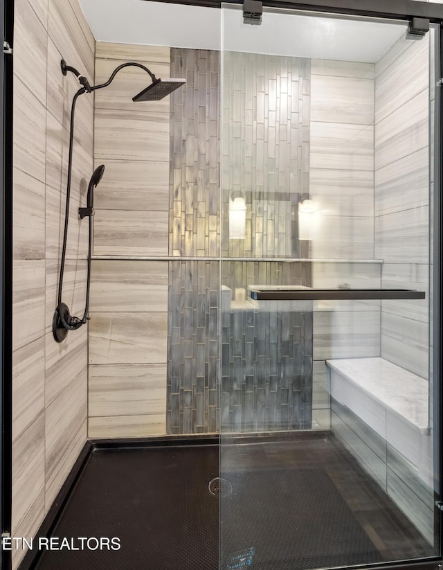 8307 Stoney View Ln, Corryton, TN 37721 - bathroom with tiled shower