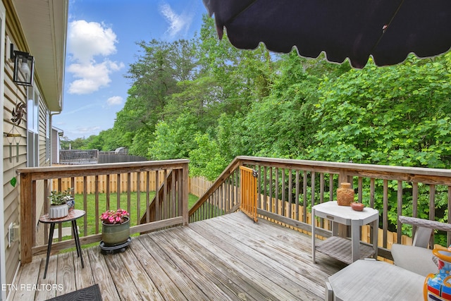 406 Contentment Ln, Knoxville, TN 37920 - view of wooden deck