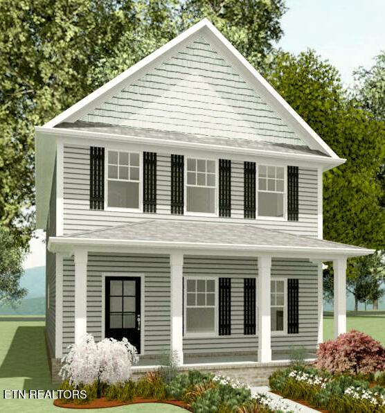 540 Broadberry Ave Lot 33B, Oak Ridge, TN 37830 - view of front of home with a porch and roof with shingles