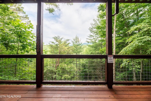 4186 Evans Chapel Rd, Sevierville, TN 37876 - view of wooden deck