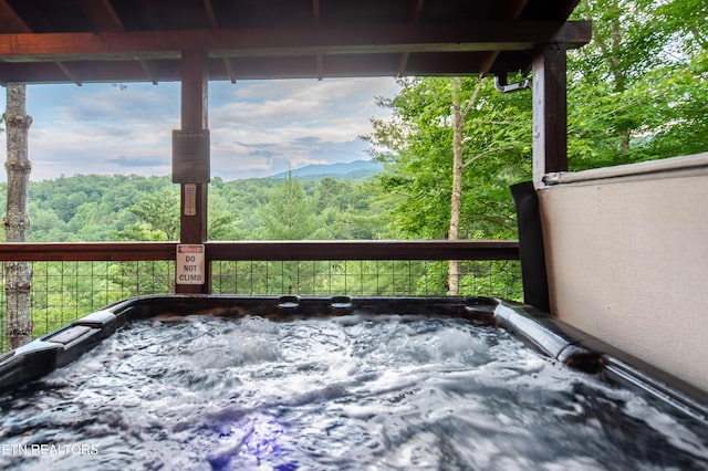 4186 Evans Chapel Rd, Sevierville, TN 37876 - wooden deck featuring a wooded view