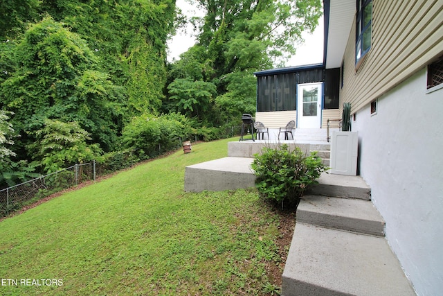 4708 Springbrook Rd, Knoxville, TN 37921 - view of yard with a sunroom