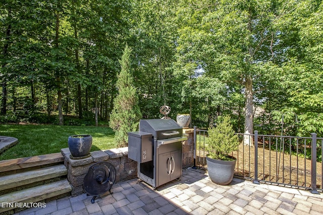 123 Seminole Ln, Loudon, TN 37774 - view of patio with grilling area