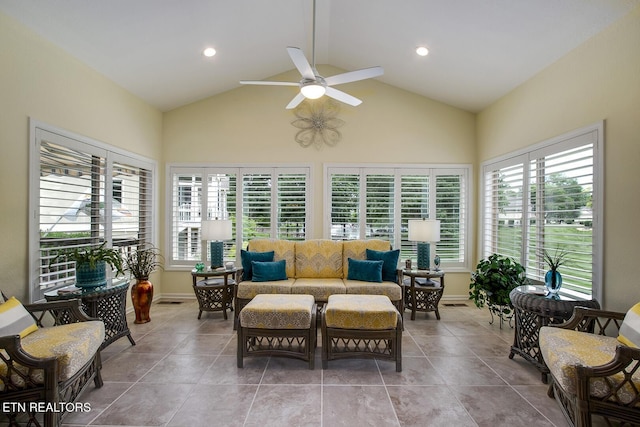 162 Tanasi Lagoon Dr, Loudon, TN 37774 - sunroom with vaulted ceiling