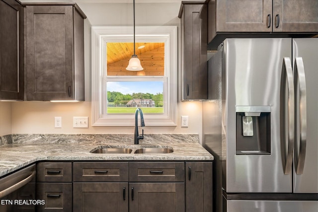 27 Jesse Loop, Crossville, TN 38555 - kitchen with stainless steel appliances, dark brown cabinets, and a sink
