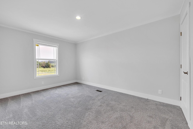 1559 River Path, Morristown, TN 37813 - unfurnished room featuring ornamental molding, carpet, baseboards, and recessed lighting