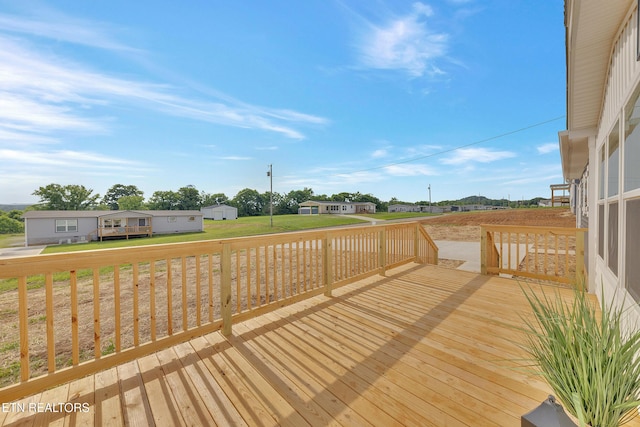 1559 River Path, Morristown, TN 37813 - wooden deck featuring a lawn