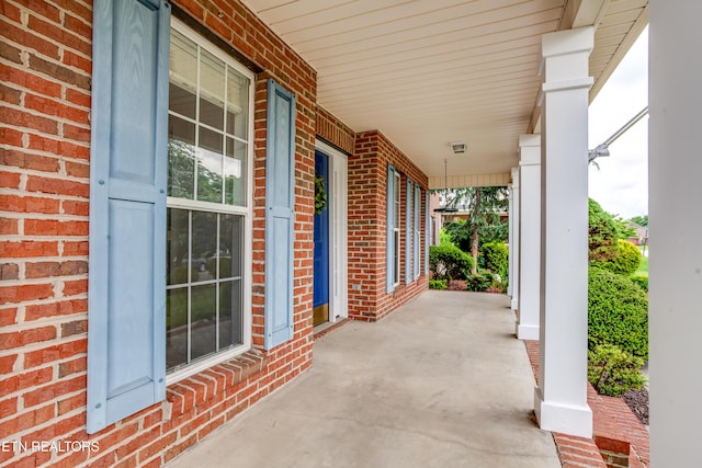 4913 Ivy Rose Dr, Knoxville, TN 37918 - view of patio featuring covered porch