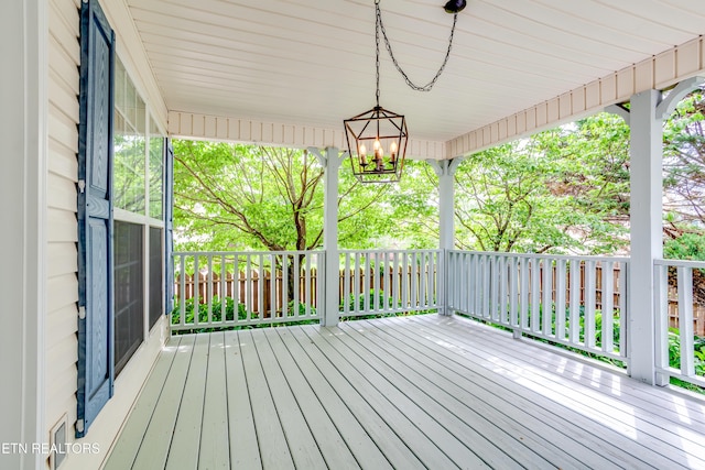 4913 Ivy Rose Dr, Knoxville, TN 37918 - view of wooden deck