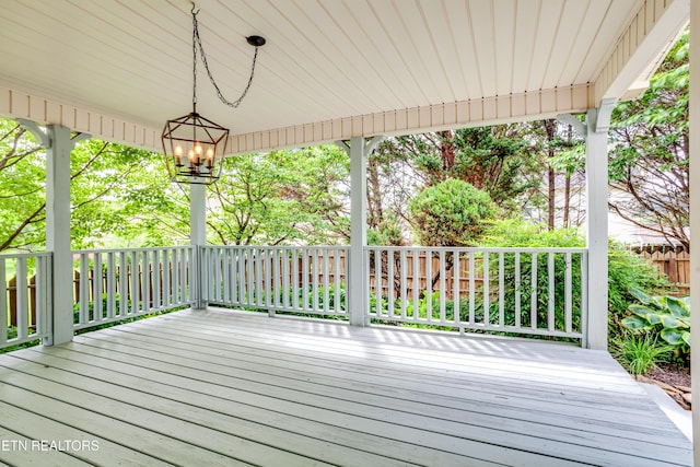 4913 Ivy Rose Dr, Knoxville, TN 37918 - view of deck