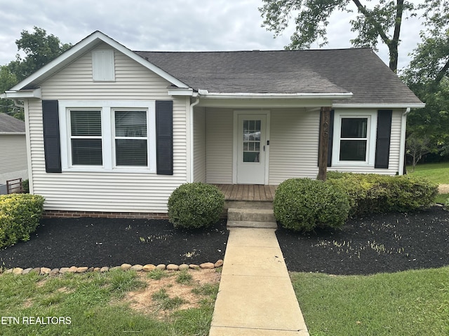 503 S Ruth St, Maryville, TN 37803 - view of front facade featuring a shingled roof and covered porch