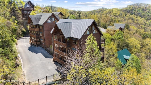 1032 Black Bear Cub Way, Sevierville, TN 37862 - view from above of property featuring a heavily wooded area