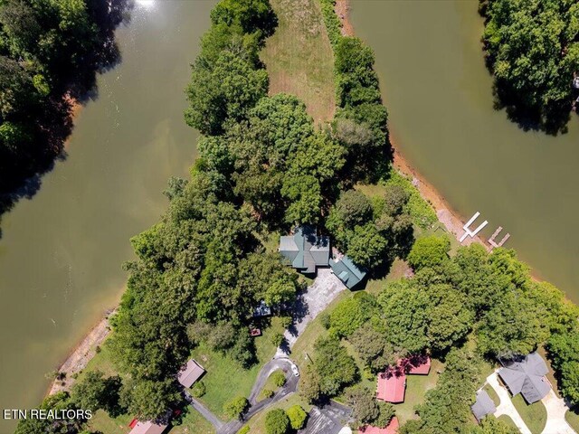3428 Connie Ln, White Pine, TN 37890 - aerial view of property and surrounding area featuring a nearby body of water