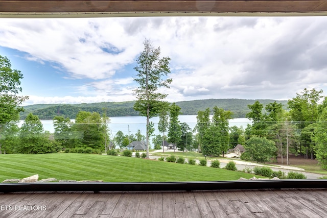 1510 Hickory Pointe Ln, Maynardville, TN 37807 - view of green lawn featuring a water view