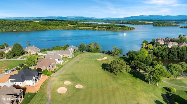 170 Blue Jay Ave, Vonore, TN 37885 - aerial perspective of suburban area with a water and mountain view and a local golf course