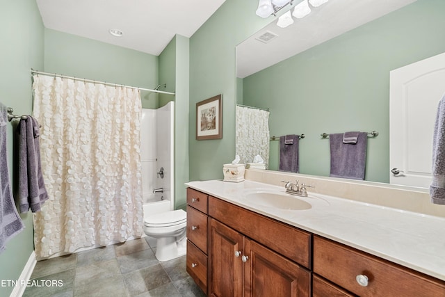 170 Blue Jay Ave, Vonore, TN 37885 - bathroom with vanity and shower / bath combo with shower curtain