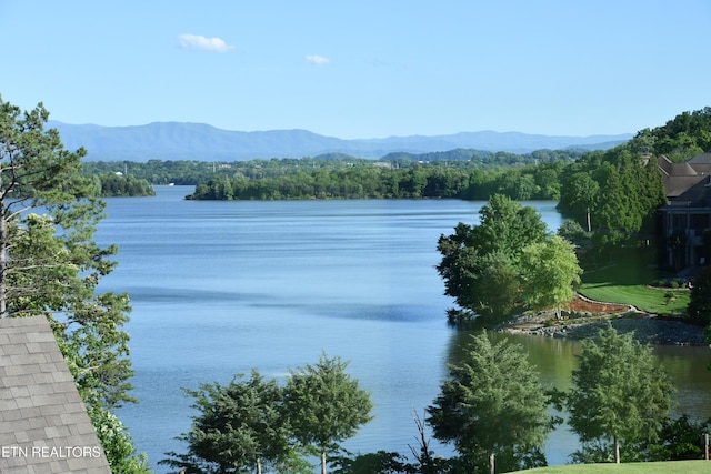 170 Blue Jay Ave, Vonore, TN 37885 - water view with a mountainous background