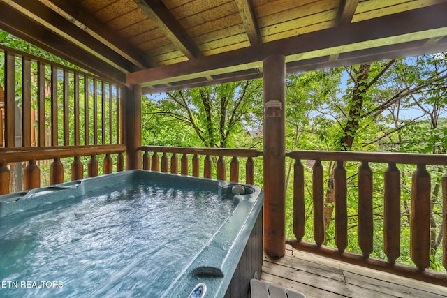 2006 Cougar Crossing Way, Sevierville, TN 37862 - deck with a hot tub