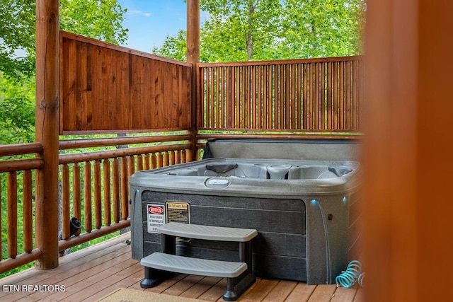 view of deck