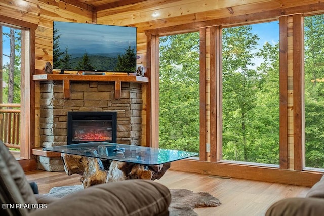 sunroom featuring healthy amount of natural light