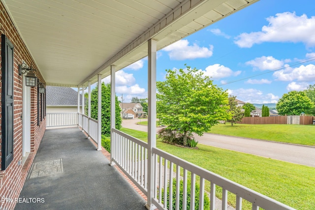 4419 Alder Tree Ln, Knoxville, TN 37938 - view of patio featuring covered porch