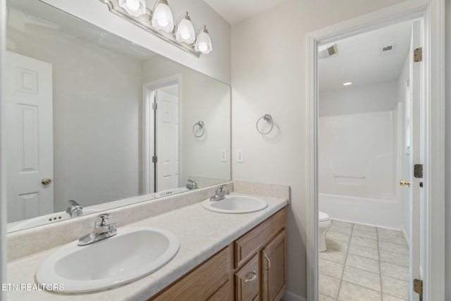 4419 Alder Tree Ln, Knoxville, TN 37938 - full bath featuring toilet and double vanity